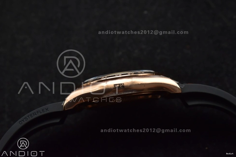 1:1 Best Dial Daytona 126515 V6 SH4131 Edition (Weighted) Strap QF Oysterflex Black on RG 1128